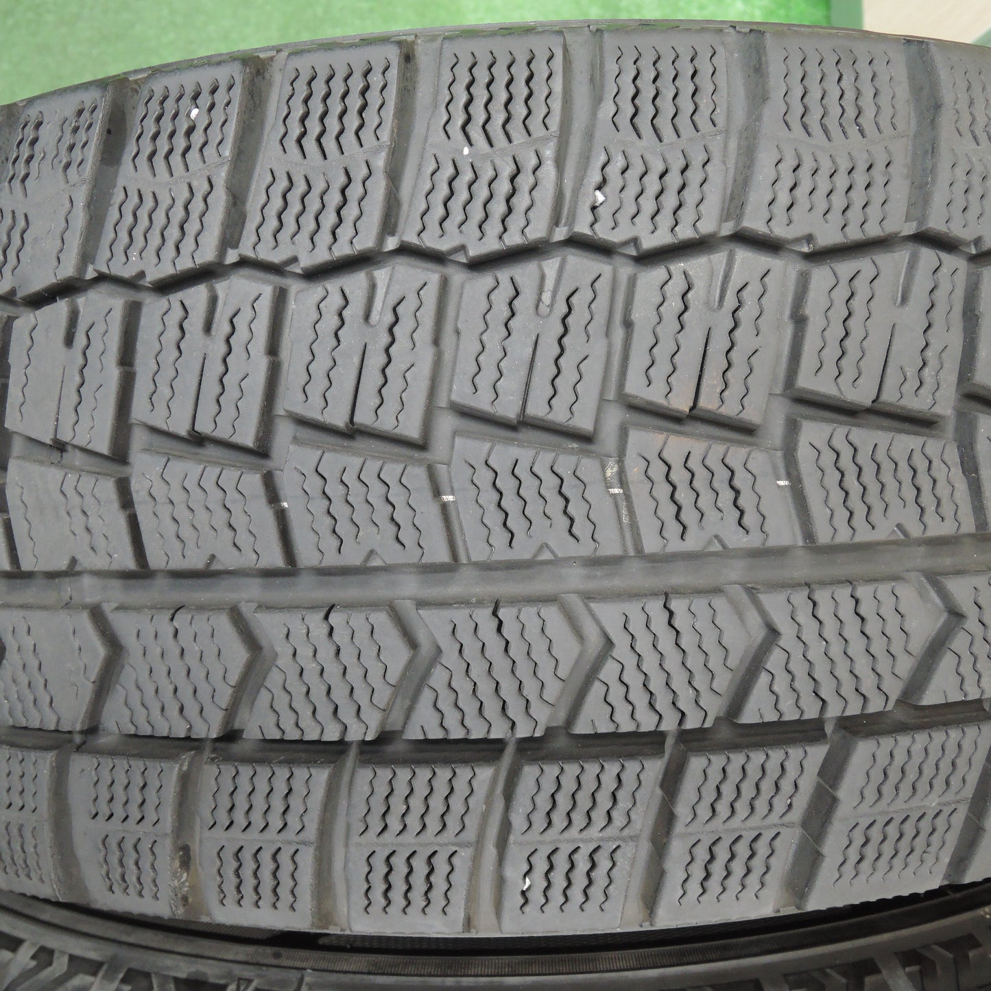 *送料無料*バリ溝！キレイ！9.5分★スタッドレス 205/55R16 ダンロップ ウインターマックス WM02 RiZLEY ライツレー 16インチ PCD114.3/5H★3121802TNス