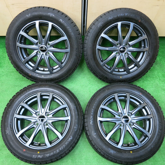 *送料無料*超バリ溝！22年！キレイ！ほぼ10分★スタッドレス 175/65R15 オートバックス ノーストレック N5 LEBEN レーベン 15インチ PCD100/4H★3112413イス