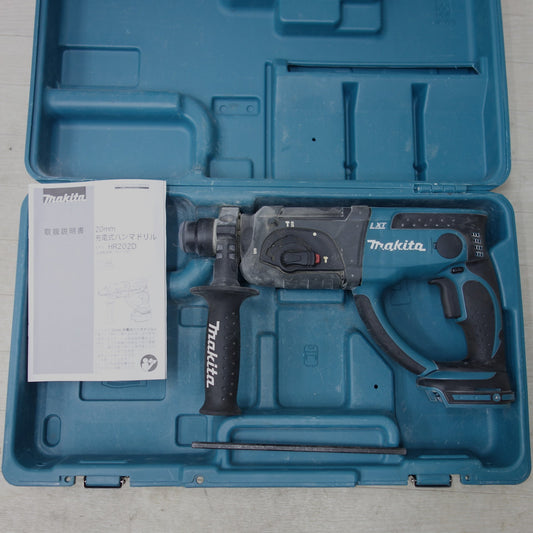 [送料無料] ◆makita マキタ 20mm 充電式ハンマドリル HR202D 18V 電動工具 本体のみ◆
