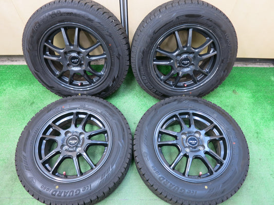 [送料無料]超バリ溝！20年！ほぼ10分★スタッドレス 165/70R14 ヨコハマ アイスガード iG60 ZACK JP-520 MONZA ザック 14インチ PCD100/4H★3030101ヒス