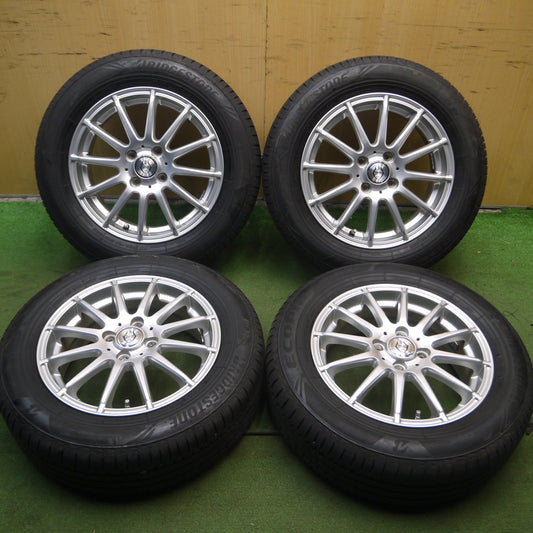 *送料無料* バリ溝!22年!キレイ!9.5分★185/65R15 ブリヂストン エコピア NH200C JOKER weds ジョーカー 15インチ PCD100/4H★4020601Hノ