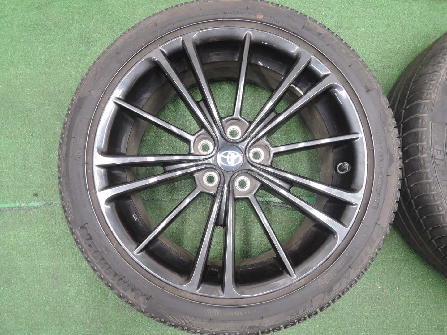 [送料無料]バリ溝！9分★トヨタ 86 スバル BRZ 純正 215/45R17 ミシュラン プライマシー HP 17インチ PCD100/5H★3110312HAノ