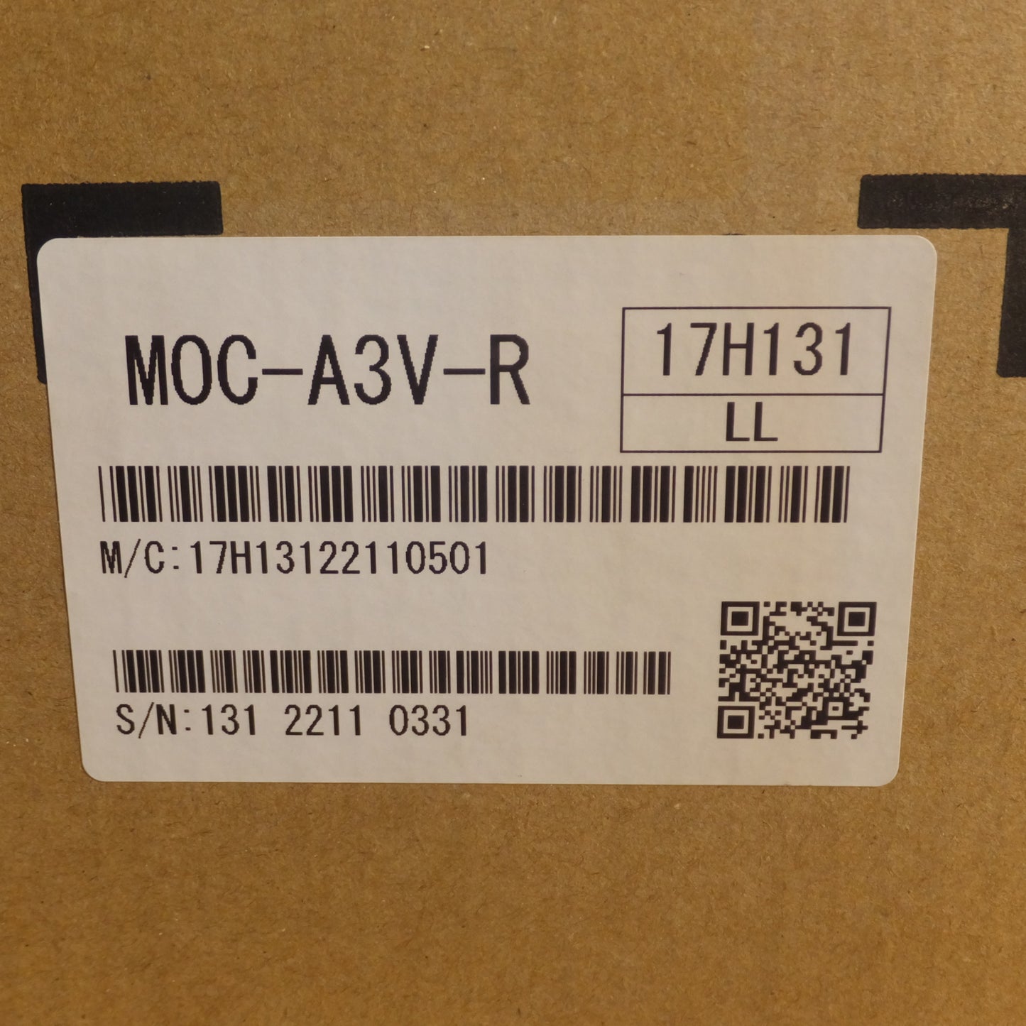 [送料無料]未使用★三菱 MITSUBISHI 2021年製 保護継電器 過電流継電器 MOC-A3V-R★