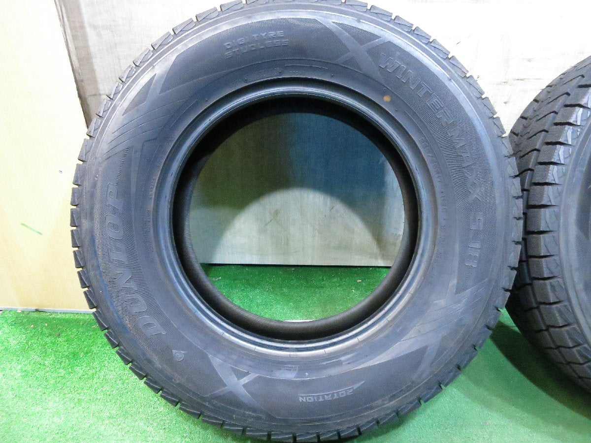 [送料無料]ほぼ未使用！18年★スタッドレス 265/65R17 ダンロップ ウインターマックス SJ8 17インチ タイヤ ランクル プラド サーフ FJクルーザー等★2122302Hスタ