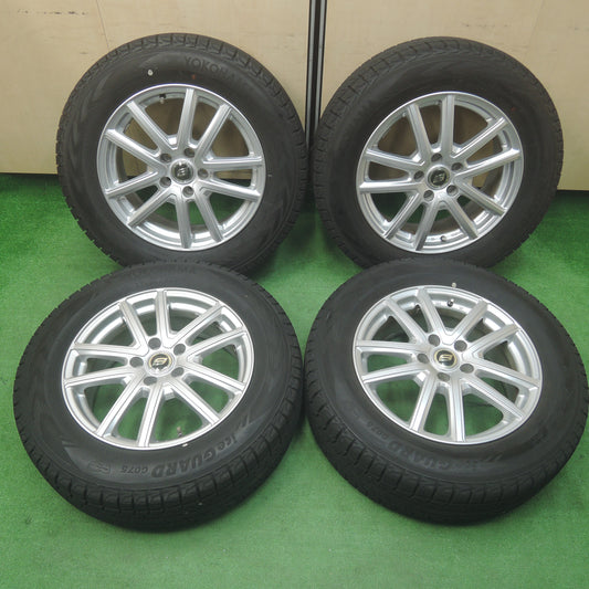 *送料無料*バリ溝!キレイ!9.5分以上★スタッドレス 225/65R17 ヨコハマ アイスガード G075 STRANGER ストレンジャー 17インチ PCD114.3/5H★3122701SYス