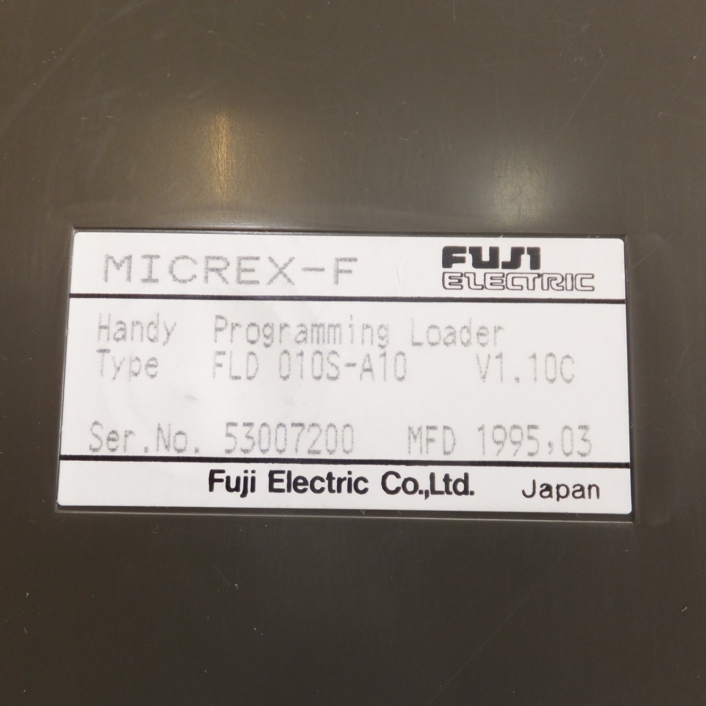 [送料無料]現状品★富士電機 MICREX-F D10S プログラムローダ FLD010S-A10　Handy Programming Loader★