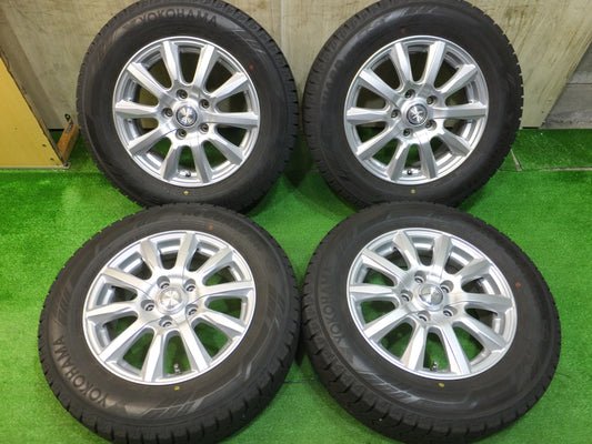 [送料無料]超バリ溝！キレイ！9.5分以上★スタッドレス 195/65R15 ヨコハマ アイスガード iG60 JOKER ジョーカー 15インチ PCD114.3/5H★2080816Hス
