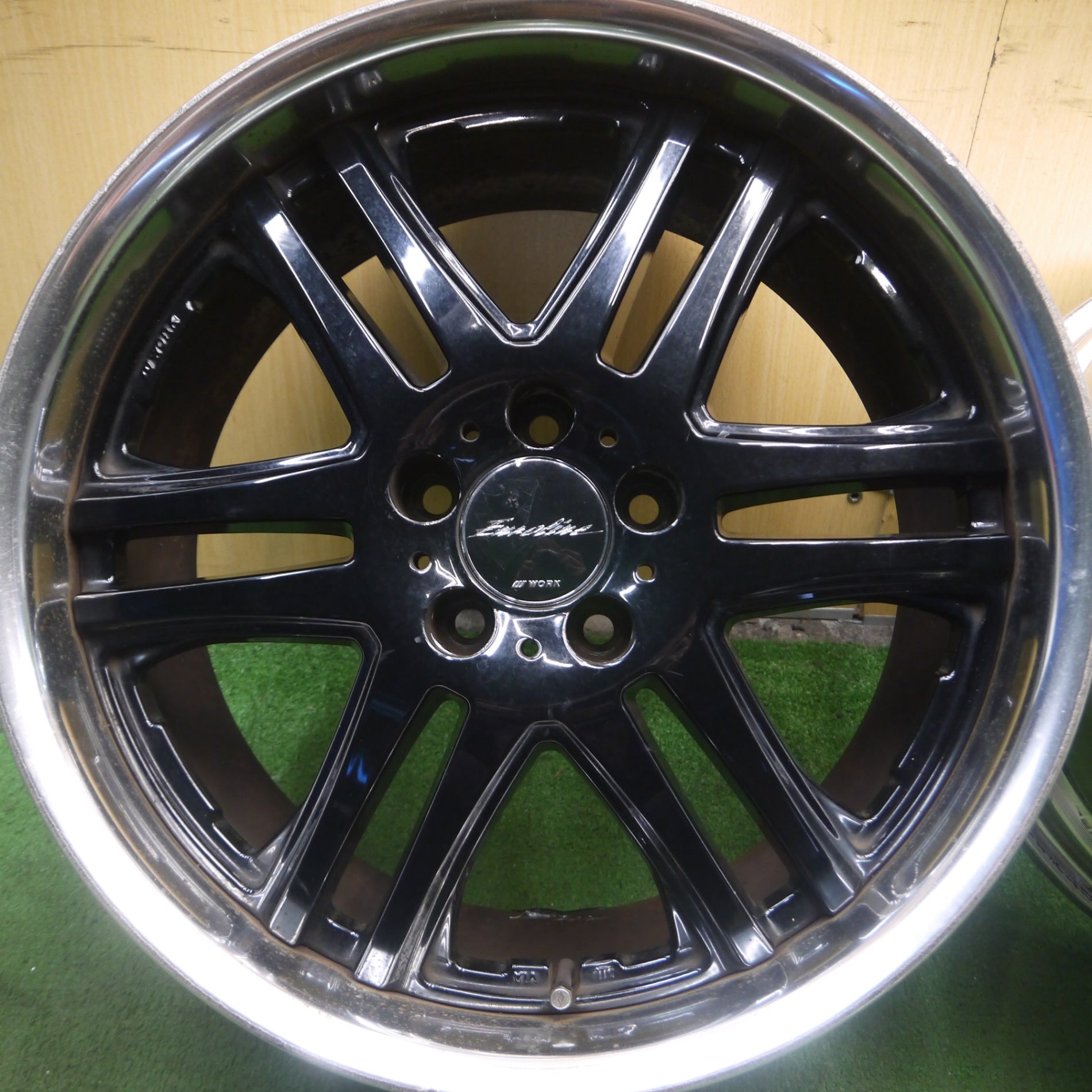 ワークホイール　work ユーロライン　9j 18インチ 送料無料* 4本価格☆WORK Euroline ETR ワーク ユーロライン ホイール