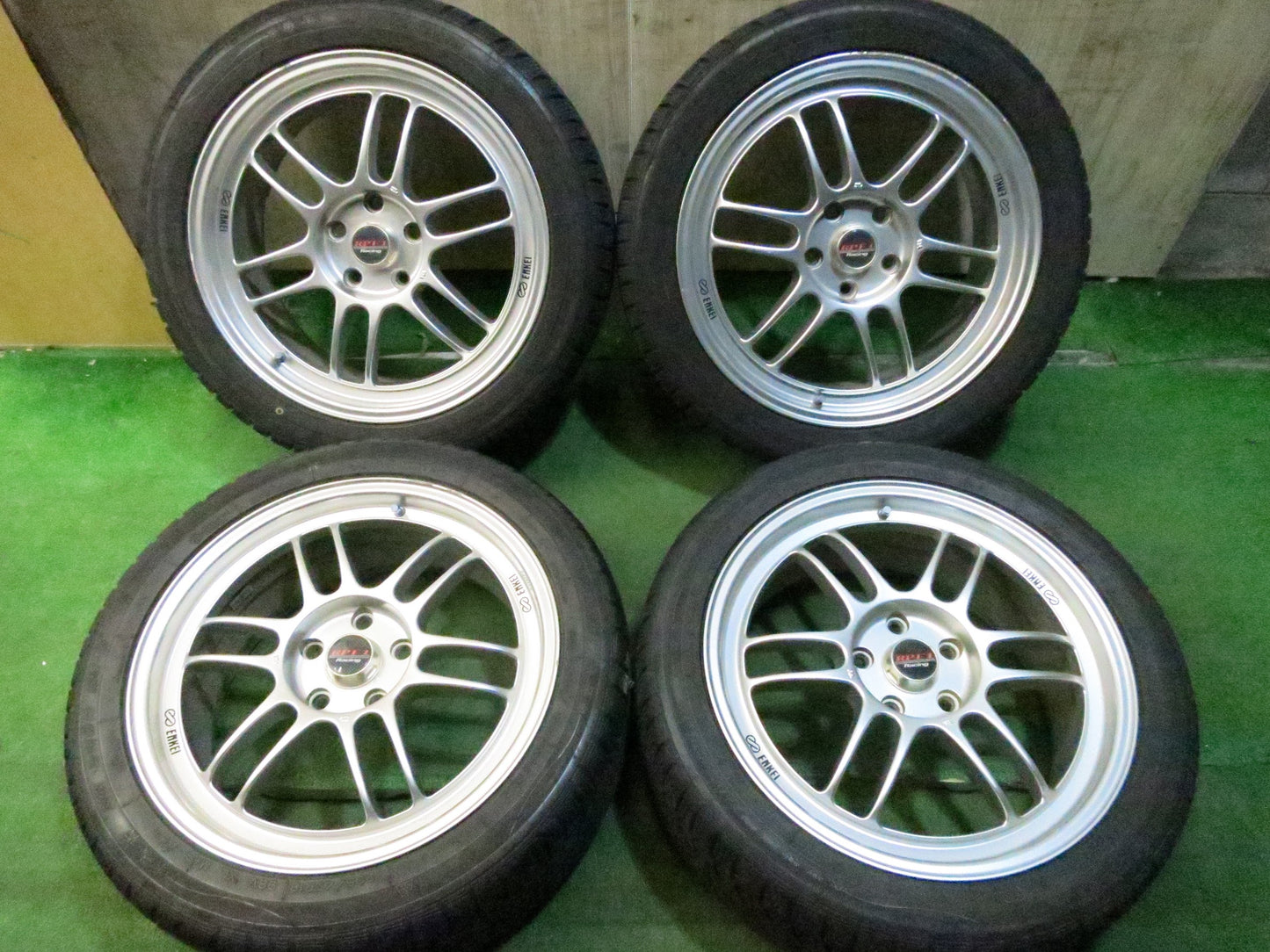 [送料無料]4本価格★RPF1 Racing ENKEI 235/45R18 スタッドレス ナンカン NK SNOW SV-2 エンケイ 18インチ PCD114.3/5H★3031009Hス