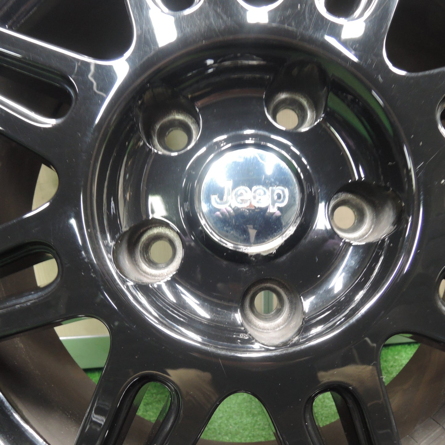 *送料無料* バリ溝！9.5分★ジープ ラングラー 純正 OP 265/65R17 スタッドレス グッドイヤー ラングラー IP/N 17インチ PCD127/5H★4030503TNス