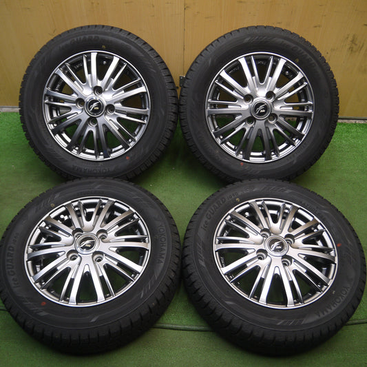 *送料無料*超バリ溝！21年！キレイ！9.5分以上★スタッドレス 155/65R13 ヨコハマ アイスガード iG60 Fang ファング 13インチ PCD100/4H★3121204Hス