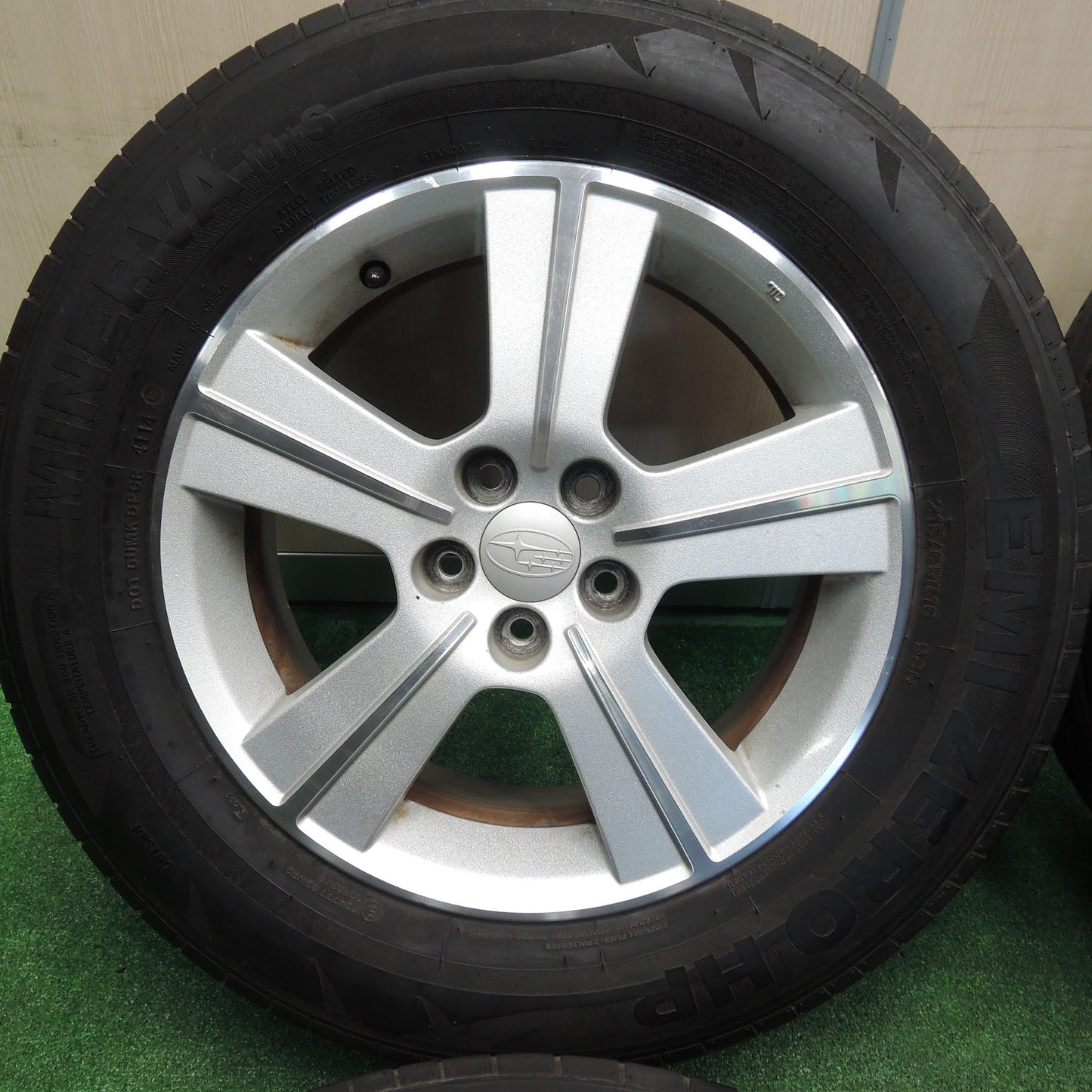 [送料無料]4本価格★スバル フォレスター 純正 215/65R16 ミネルバ M+S EMI ZERO HP 16インチ PCD100/5H★3102604TNノ