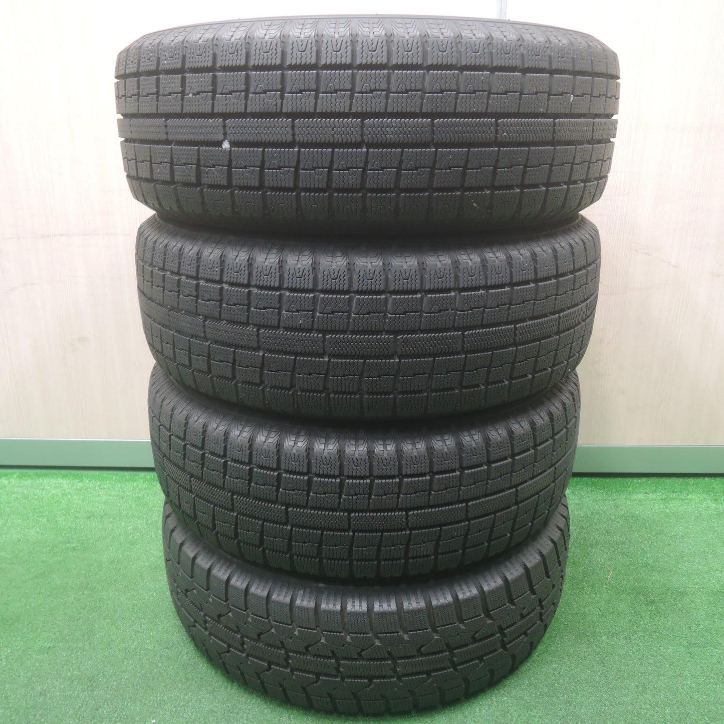 [送料無料]バリ溝！キレイ！9.5分★スタッドレス 195/65R15 トーヨー ガリット G5 オブザーブ ガリット GIZ NIRVANA NV ニルバーナ PCD114.3/5H★3101707SYス