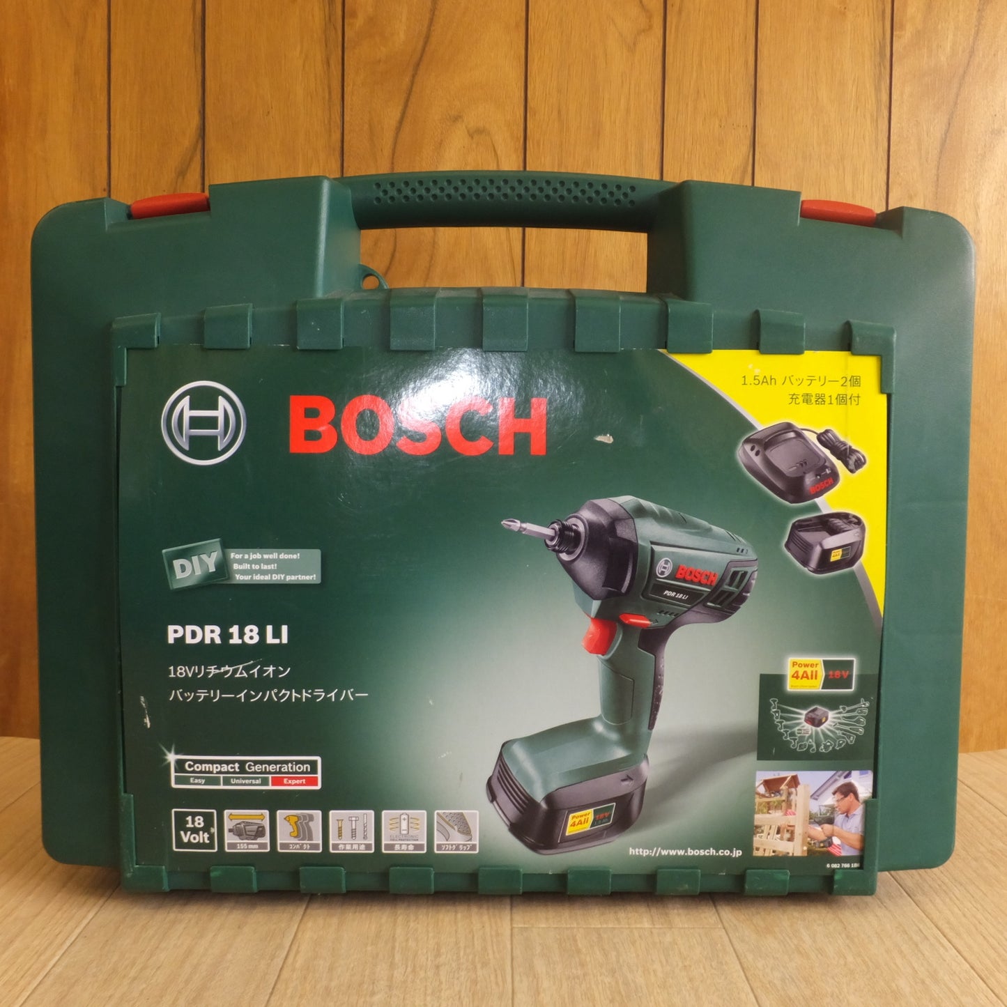 [送料無料] ★ボッシュ BOSCH 18V リチウムイオン バッテリーインパクトドライバー PDR18LI★