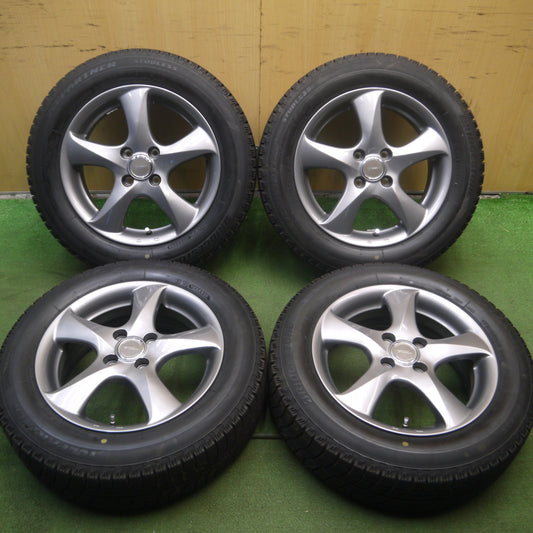 *送料無料* バリ溝!キレイ!9分★スタッドレス 175/65R15 ブリヂストン アイスパートナー TOPRUN トップラン 15インチ PCD100/4H★4020707Hス
