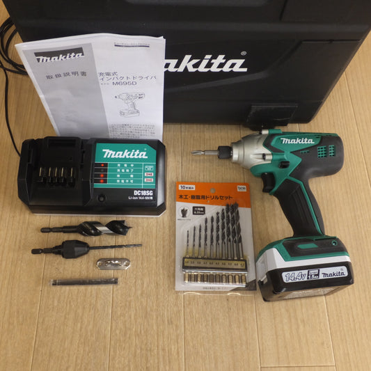 [送料無料] 美品★マキタ makita 充電式インパクトドライバ M695DS 14.4V★