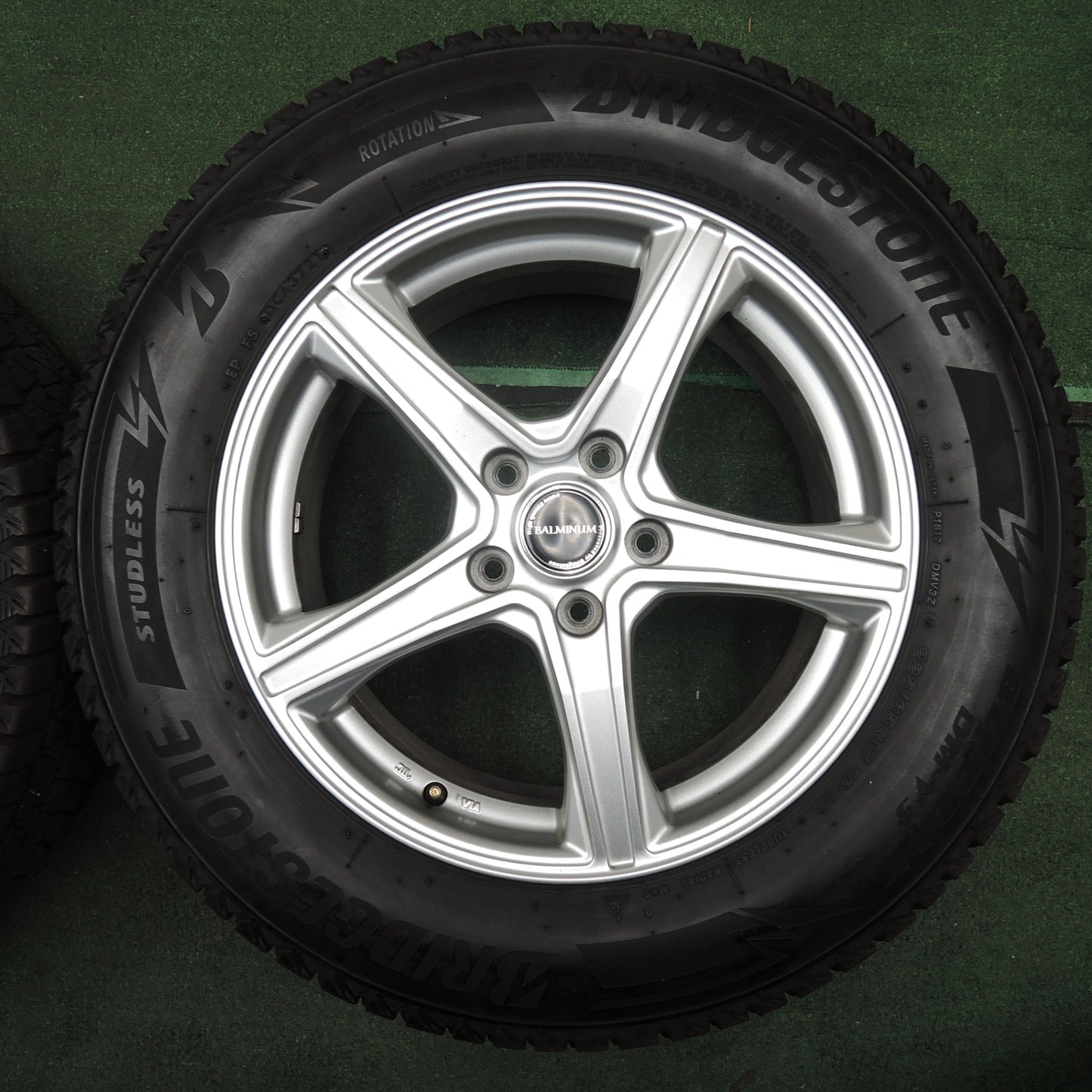 *送料無料* キレイ！21年★スタッドレス 225/65R17 ブリヂストン ブリザック DM-V3 BALMINUM バルミナ 17インチ PCD114.3/5H★4013001NJス