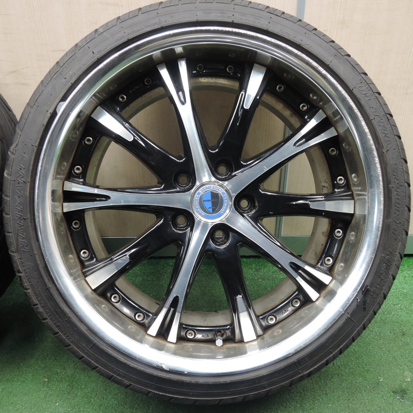 *送料無料* バリ溝！21年！9分★WORK SCHWERT SW4 225/40R19 275/30R19 ナンカン ウルトラ スポーツ NS-2 ワーク シュバート PCD114.3/5H★4021306TNノ