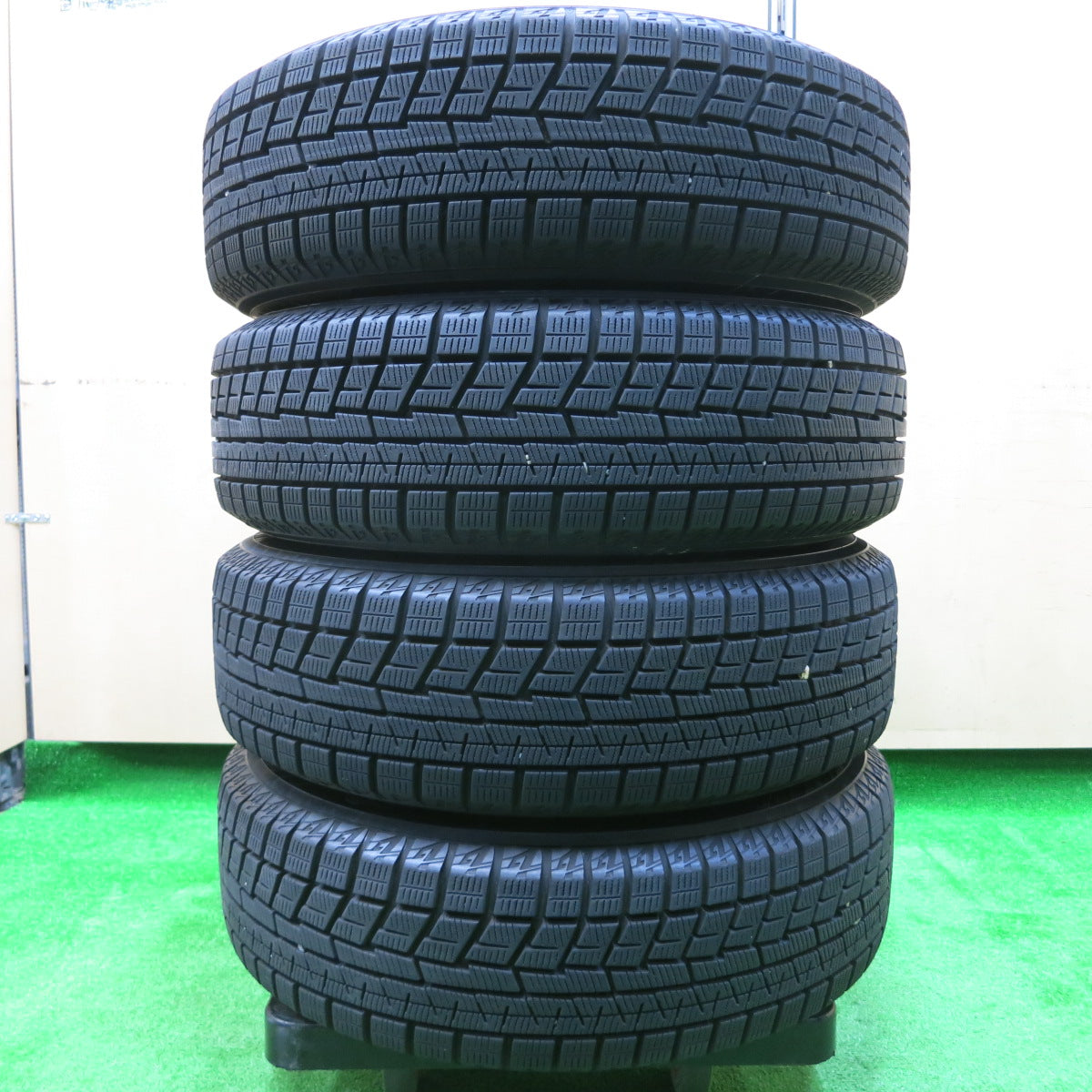 *送料無料*バリ溝！21年！キレイ！9.5分以上★スタッドレス 175/65R15 ヨコハマ アイスガード iG60 TEAD weds テッド 15インチ PCD100/4H★3110310イス