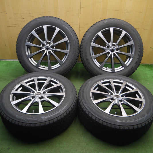 *送料無料* バリ溝!キレイ!9分★スタッドレス 225/60R18 ブリヂストン ブリザック DM-V2 Exceeder エクシーダー 18インチ PCD114.3/5H★4020203Hス