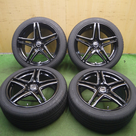 *送料無料* バリ溝!22年!9.5分★225/45R18 ジーテックス HP2000 vfm Laffite ラフィット 18インチ PCD114.3/5H★4030410Hノ