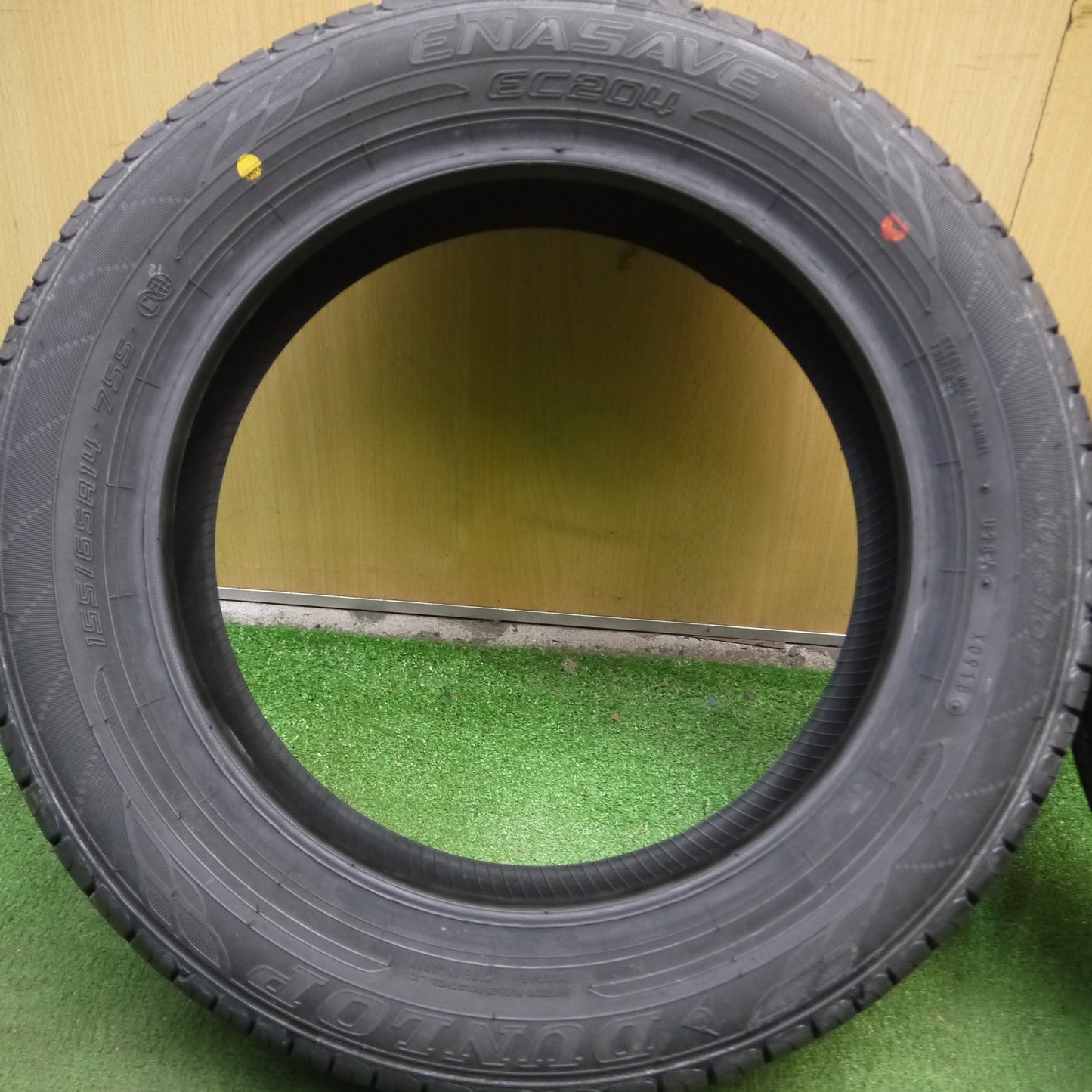 *送料無料*未使用★155/65R14 ダンロップ エナセーブ EC204 タイヤ 14インチ ムーヴ タント ワゴンR 等★3121801Hノタ