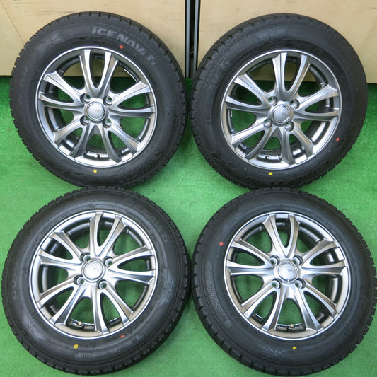 *送料無料*バリ溝!19年!キレイ!8.5分★スタッドレス 165/70R14 グッドイヤー アイスナビ6 SIBILLA NEXT C5 シビラ 14インチ PCD100/4H★3121907イス
