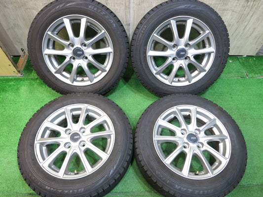 [送料無料]バリ溝！18年！8.5分★スタッドレス 165/65R14 ブリヂストン ブリザック VRX PREO プレオ 14インチ PCD100/4H★2091402Hス