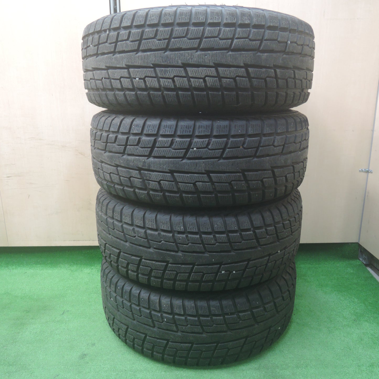 *送料無料*バリ溝！キレイ！9.5分★トヨタ 150系 ランクル プラド 純正 265/65R17 スタッドレス ヨコハマ ジオランダー i/T-S 17インチ PCD139.7/6H★3113001SYス