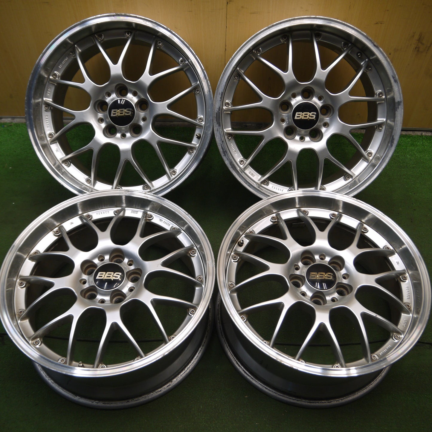 *送料無料*4本価格★BBS RS-GT RS916 RS917 ホイール 18インチ 18×8J 18×9J PCD114.3/5H★3120411Hホ