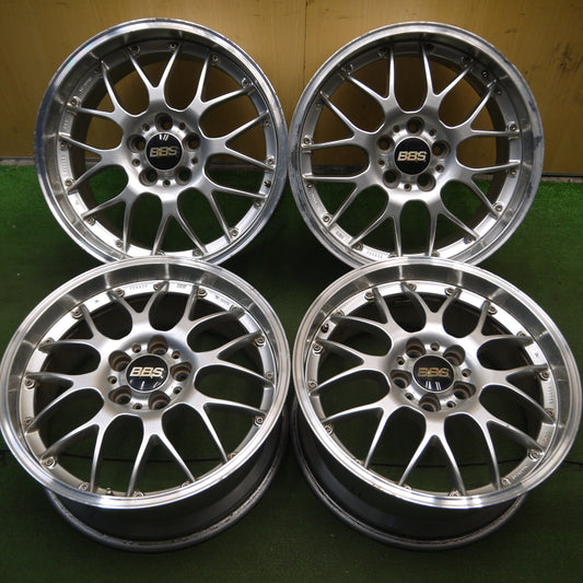 *送料無料*4本価格★BBS RS-GT RS916 RS917 ホイール 18インチ 18×8J 18×9J PCD114.3/5H★3120411Hホ