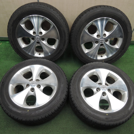 *送料無料*バリ溝!8.5分★トヨタ 10系 アルファード 純正 215/60R17 スタッドレス グッドイヤー アイスナビ ZEA2 17インチ PCD114.3/5H★3122901HAス