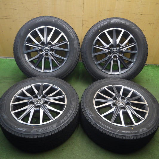 *送料無料*バリ溝！21年！キレイ！9分★トヨタ 80系 ヴォクシー 純正 205/60R16 スタッドレス ブリヂストン ブリザック VRX3 16インチ PCD114.3/5H★4011703Hス