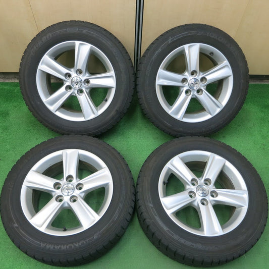 [送料無料]キレイ★トヨタ マークX 純正 215/60R16 スタッドレス ヨコハマ アイスガード iG50 16インチ PCD114.3/5H★3061903イス