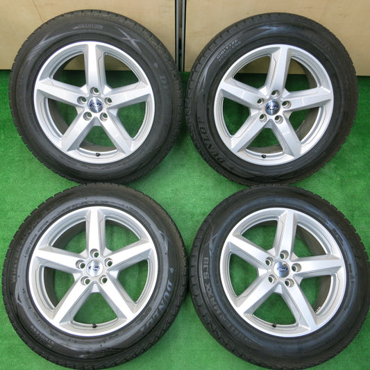 *送料無料*バリ溝！キレイ！9.5分★フォード エクスプローラー 純正 235/60R18 スタッドレス ダンロップ ウインターマックス SJ8 PCD114.3/5H★3111105イス