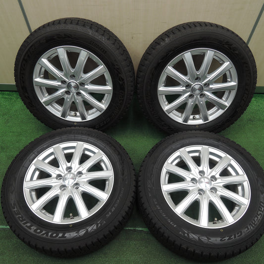 *送料無料*バリ溝！21年！キレイ！9.5分★プリウス 等 195/65R15 スタッドレス トーヨー オブザーブ GIZ2 JOKER 15インチ PCD100/5H★3120203HAス