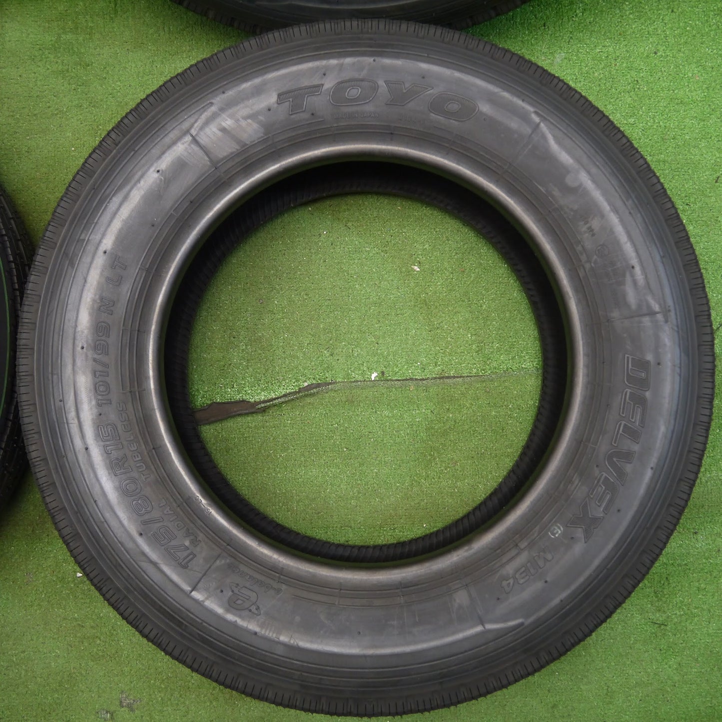 [送料無料]未使用！6本セット 23年★175/80R15 101/99N トーヨー デルベックス M134 DELVEX 15インチ タイヤ パジェロミニ バン 等★3071706クノタ