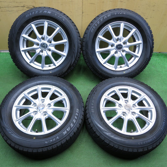 [送料無料]バリ溝！キレイ！9.5分★スタッドレス 195/65R15 ブリヂストン ブリザック VRX ECO FORME エコフォルム 15インチ PCD114.3/5H★3062313Hス