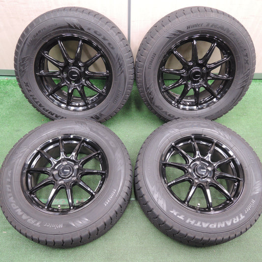 *送料無料*バリ溝!21年!綺麗!9.5分以上★スタッドレス 215/65R16 トーヨー ウインター トランパス TX G-SPEED Gスピード 16インチ PCD114.3/5H★3122910HAス