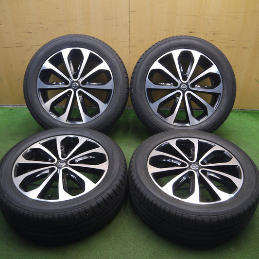 *送料無料* 超バリ溝!23年!ほぼ10分★日産 デュアリス 純正 215/55R18 トーヨー トランパス MPZ 18インチ PCD114.3/5H★4022705Hノ