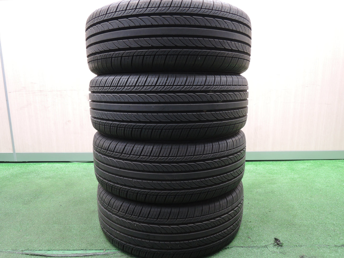[送料無料]バリ溝！19年！9.5分★スバル デックス 純正 ENKEI 185/55R15 ケンダ KR32 Kuavela SL 15インチ PCD100/4H エンケイ★3102810HAノ