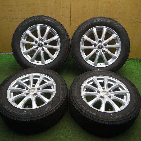 *送料無料* バリ溝!22年!キレイ!ほぼ10分★スタッドレス 205/60R16 ブリヂストン ブリザック VRX3 ENERGY LINE エナジーライン 16インチ PCD114.3/5H★4021420Hス