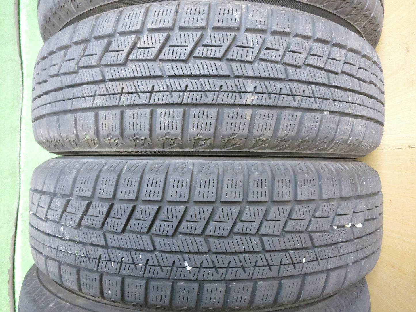 [送料無料]バリ溝！18年！綺麗！9分★スタッドレス 155/65R14 ヨコハマ アイスガード iG60 SCHNEIDER MiD シュナイダー マルカ 14インチ PCD100/4H★2121601Hス