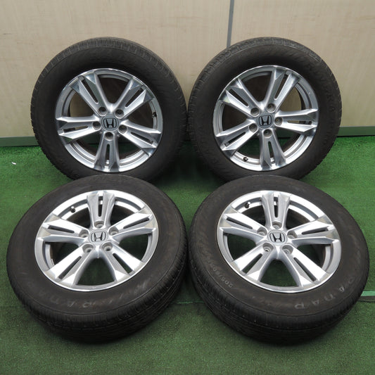 *送料無料* バリ溝！21年！キレイ！8.5分★ホンダ CR-Z 純正 205/60R16 レーダー RIVERA PRO 16インチ PCD114.3/5H CRZ★4022906NJノ