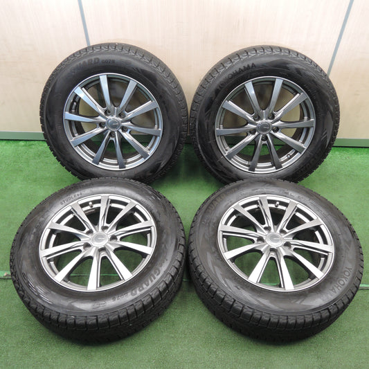 *送料無料*バリ溝!19年!キレイ!9.5分★スタッドレス 225/65R17 ヨコハマ アイスガード G075 GRASS グラス 17インチ PCD114.3/5H★3121406NJス