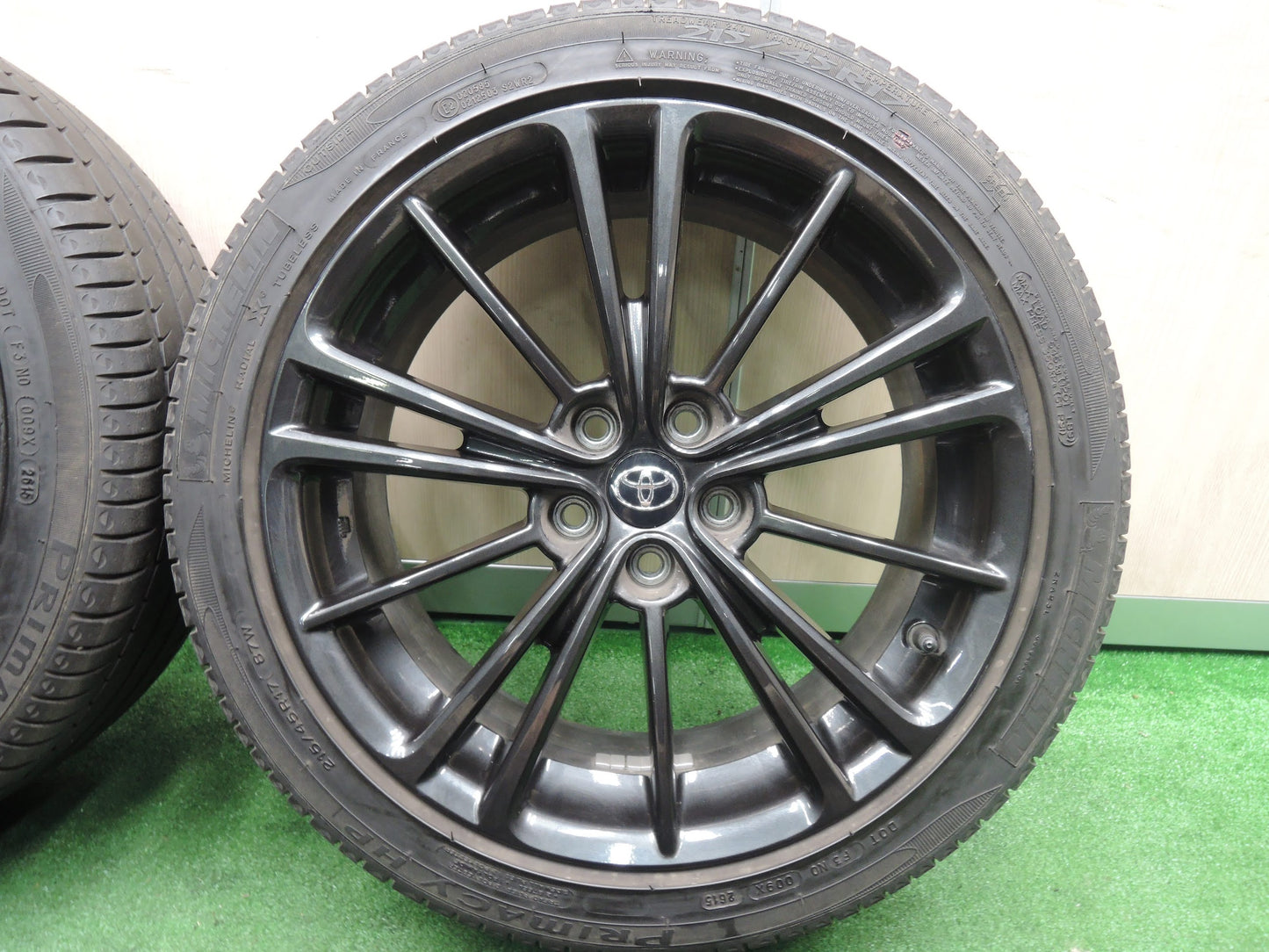 [送料無料]バリ溝！9分★トヨタ 86 スバル BRZ 純正 215/45R17 ミシュラン プライマシー HP 17インチ PCD100/5H★3110312HAノ