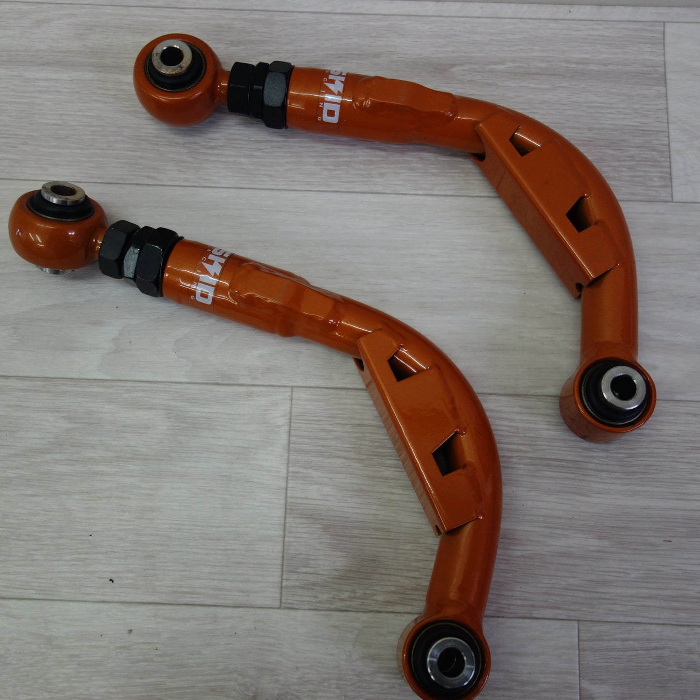 [送料無料] 美品☆SKID RACING リアアッパーアーム SSMZ-102 車 パーツ カスタム スキッドレーシング☆