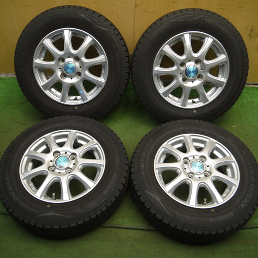 *送料無料*バリ溝!20年!8.5分★スタッドレス 145/80R13 ダンロップ ウインターマックス WM02 DUFACT デュファクト 13インチ PCD100/4H★4013009Hス