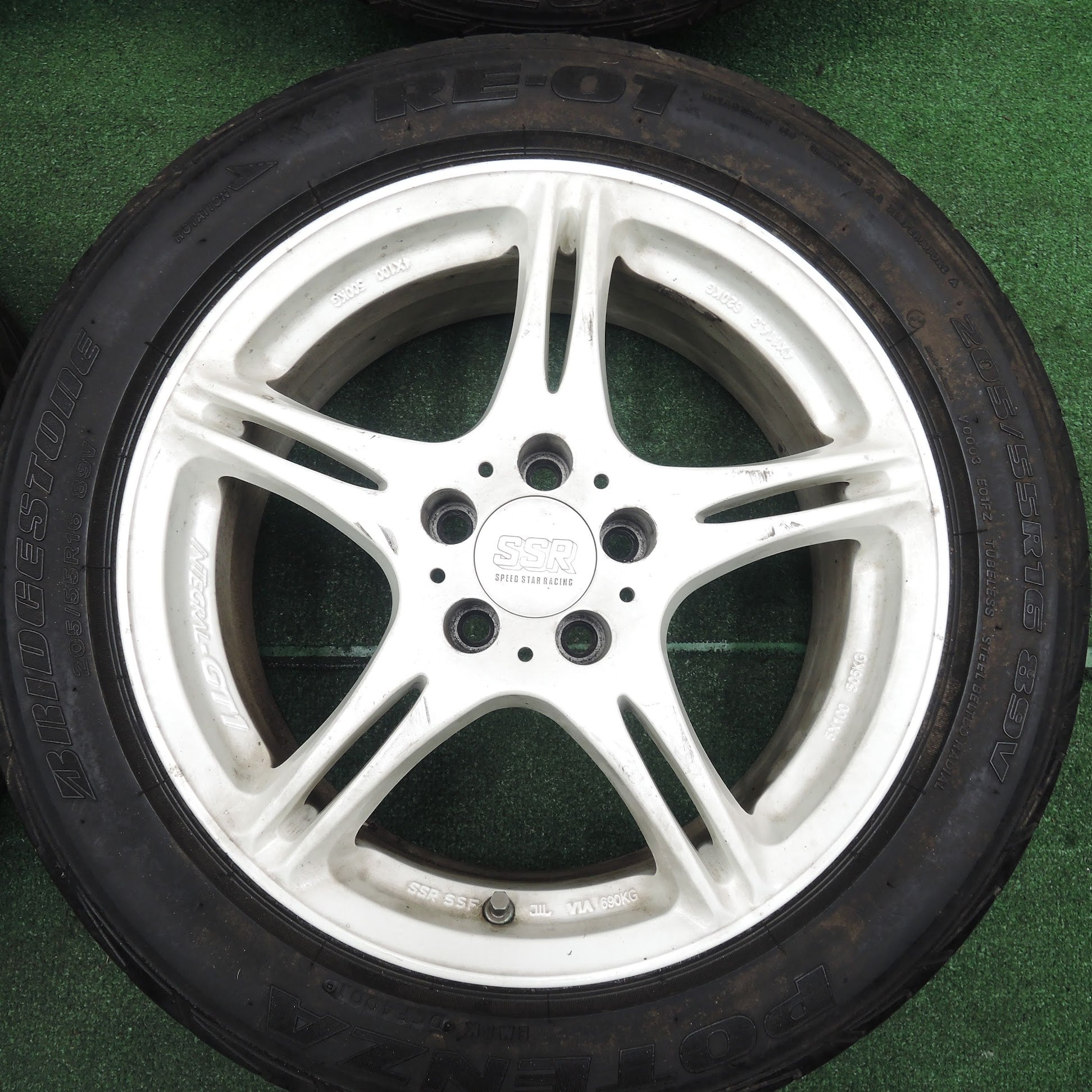 送料無料]4本価格☆SSR SPEED STAR RACING インテグラル GT1 205/55R16