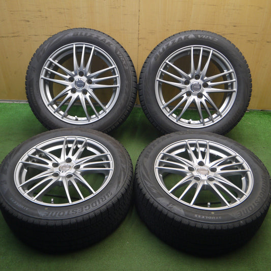*送料無料* バリ溝!キレイ!8.5分★スタッドレス 205/55R17 ブリヂストン ブリザック VRX2 ECO FORME エコフォルム 17インチ PCD114.3/5H★4021604Hス